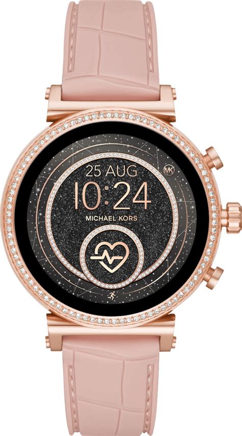 michael kors sofie heart rate smart watch|Michael Kors access sofie smartwatch.